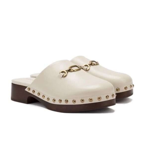 Larroude Shoes - LARROUDE Zuzi Bit Mule in Ivory Size 8